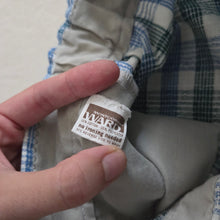 Load image into Gallery viewer, Vintage Green/Blue Plaid Flared Pants kids 6/7
