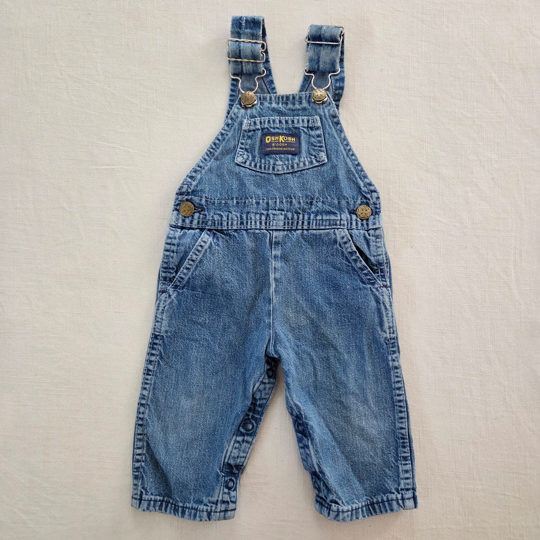 Vintage 80s Oshkosh Denim Overalls 12 months