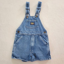 Load image into Gallery viewer, Vintage 90s Oshkosh Denim Shortalls kids 6
