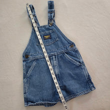 Load image into Gallery viewer, Vintage 90s Oshkosh Denim Shortalls kids 6
