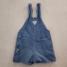 Load image into Gallery viewer, Vintage 90s Oshkosh Denim Shortalls kids 6
