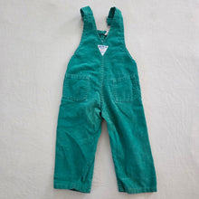 Load image into Gallery viewer, Vintage 80s Oshkosh Green Overalls 2t
