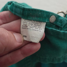 Load image into Gallery viewer, Vintage 80s Oshkosh Green Overalls 2t
