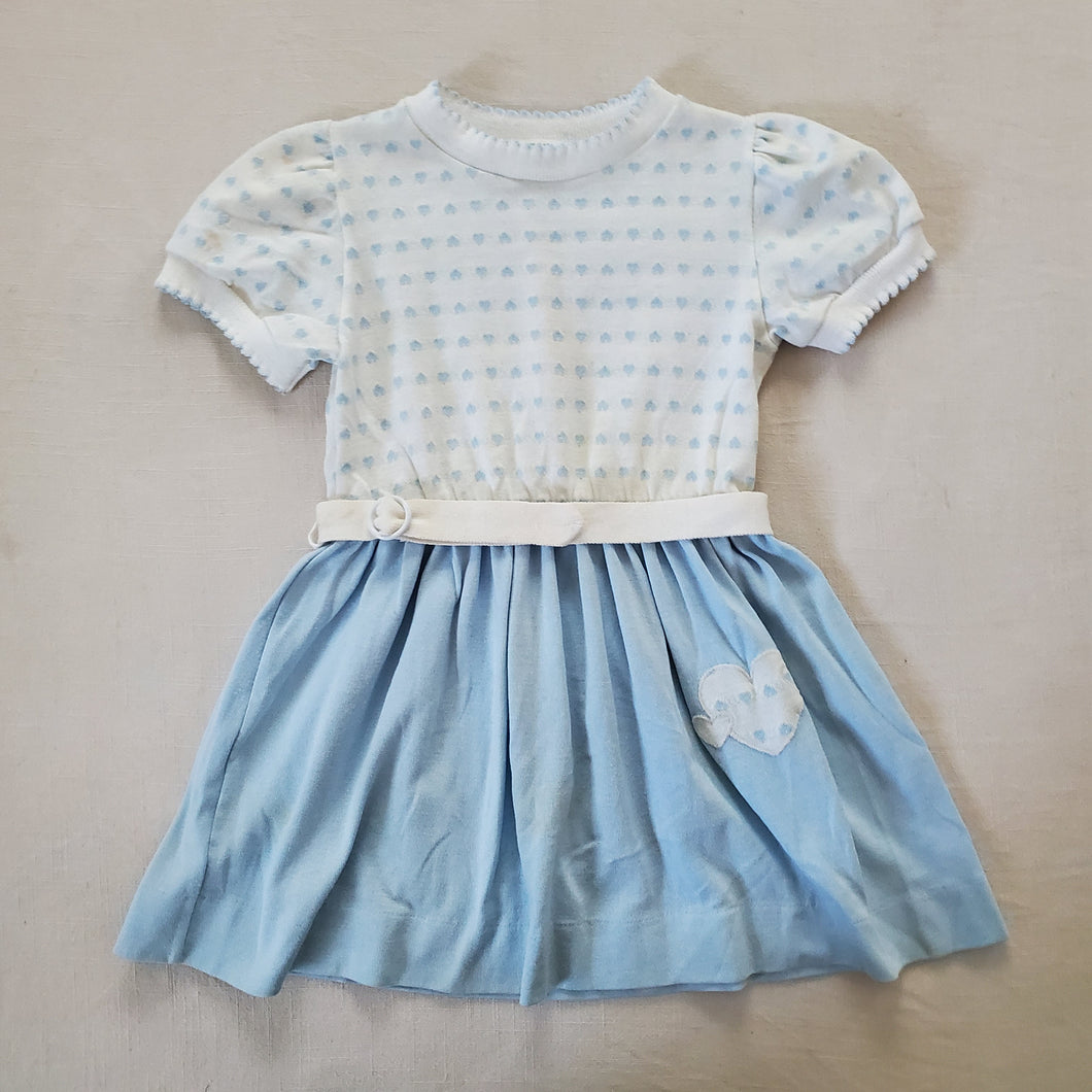 Vintage Healthtex Heart Dress 3t/4t