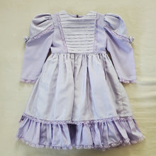 Load image into Gallery viewer, Vintage Lavender Ruffled Dress 4t
