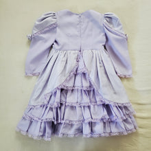 Load image into Gallery viewer, Vintage Lavender Ruffled Dress 4t
