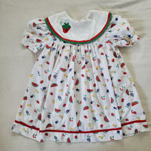 Load image into Gallery viewer, Vintage Fruity Pattern Dress 4t
