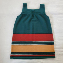 Load image into Gallery viewer, Vintage Fall Striped Woven Dress 3t/4t
