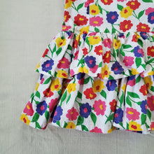 Load image into Gallery viewer, Vintage Bright Floral Sleeveless Dress 3t/4t
