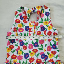 Load image into Gallery viewer, Vintage Bright Floral Sleeveless Dress 3t/4t

