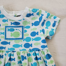 Load image into Gallery viewer, Vintage Fish Swimming Dress 18 months
