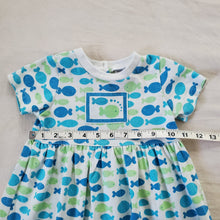 Load image into Gallery viewer, Vintage Fish Swimming Dress 18 months
