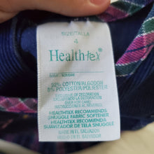 Load image into Gallery viewer, Vintage Healthtex Fruit Plaid Dress 4t
