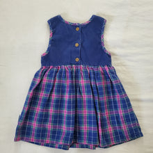 Load image into Gallery viewer, Vintage Healthtex Fruit Plaid Dress 4t
