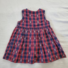 Load image into Gallery viewer, Vintage Bear Plaid Dress 2t/3t
