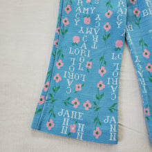 Load image into Gallery viewer, Vintage Healthtex Girly Names Flared Pants 18-24 months
