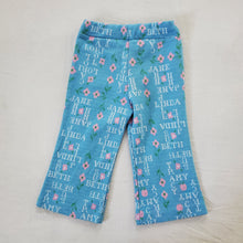Load image into Gallery viewer, Vintage Healthtex Girly Names Flared Pants 18-24 months
