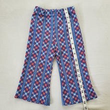 Load image into Gallery viewer, Vintage Healthtex Striped Plaid Flared Pants 18-24 months
