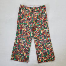 Load image into Gallery viewer, Vintage 70s Nuts &amp; Bolts Pattern Pants 3t *relaxed elastic
