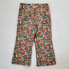 Load image into Gallery viewer, Vintage 70s Nuts &amp; Bolts Pattern Pants 3t *relaxed elastic

