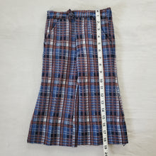 Load image into Gallery viewer, Vintage 70s Blue + Blown Flared Pants 2t
