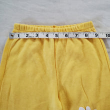 Load image into Gallery viewer, Vintage Daisy Yellow Wide Leg Pants 18-24 months

