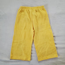 Load image into Gallery viewer, Vintage Daisy Yellow Wide Leg Pants 18-24 months
