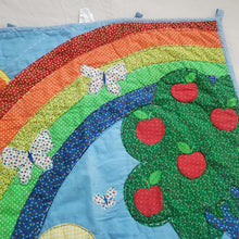 Load image into Gallery viewer, Vintage Colorful Kids Scene Hanging Blanket

