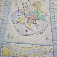 Load image into Gallery viewer, Vintage Precious Moments Quilted Toddler Blanket
