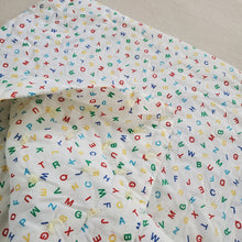 Load image into Gallery viewer, Vintage ABC Letters Toddler Blanket
