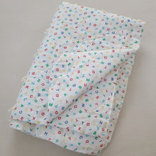 Load image into Gallery viewer, Vintage ABC Letters Toddler Blanket
