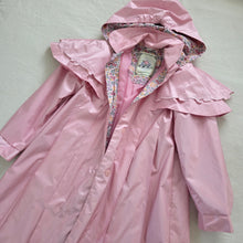 Load image into Gallery viewer, Vintage Pink Hooded Wind Resistant Jacket/Coat kids 7/8
