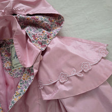 Load image into Gallery viewer, Vintage Pink Hooded Wind Resistant Jacket/Coat kids 7/8
