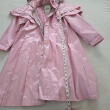 Load image into Gallery viewer, Vintage Pink Hooded Wind Resistant Jacket/Coat kids 7/8
