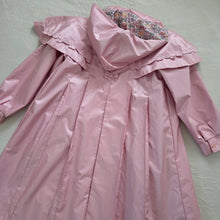 Load image into Gallery viewer, Vintage Pink Hooded Wind Resistant Jacket/Coat kids 7/8

