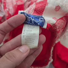 Load image into Gallery viewer, Vintage Red Pattern Maxi Dress kids 12
