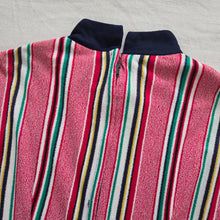 Load image into Gallery viewer, Vintage Striped + Navy Dress kids 10/12

