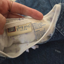 Load image into Gallery viewer, Vintage Y2k Denim Dress + Shirt Set 5t
