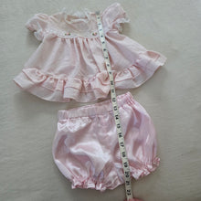 Load image into Gallery viewer, Vintage Pink Top + Bloomers Bundle 12 months
