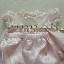 Load image into Gallery viewer, Vintage Pink Top + Bloomers Bundle 12 months
