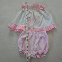 Load image into Gallery viewer, Vintage Bunny Butterfly Top + Bloomers Bundle 6-9 months
