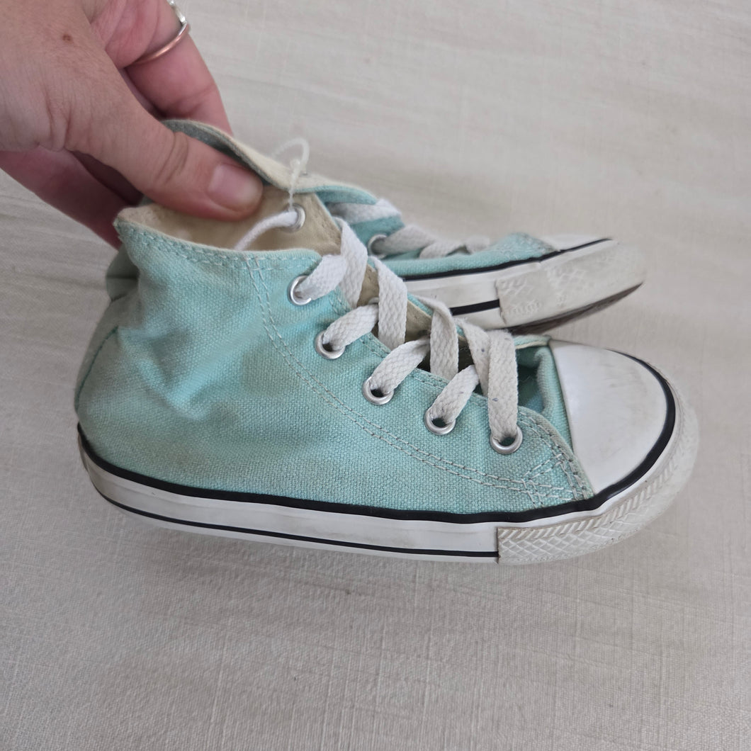 Converse Sky Blue Hightops toddler 9