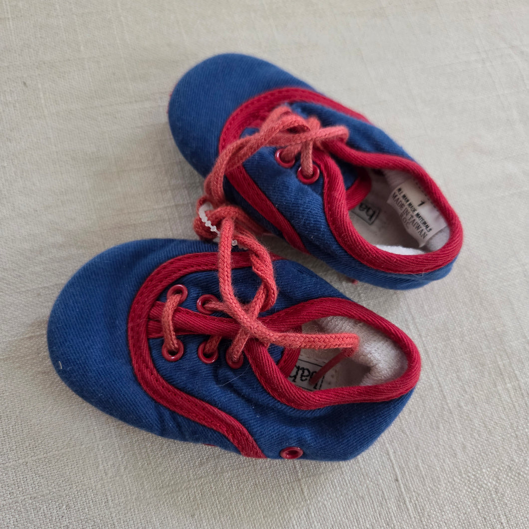 Vintage GAP Color Block Soft Sole Shoes baby 1