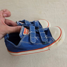Load image into Gallery viewer, Converse Blue/Orange Velcro Shoes toddler 9
