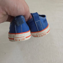 Load image into Gallery viewer, Converse Blue/Orange Velcro Shoes toddler 9
