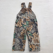 Load image into Gallery viewer, Vintage Leaf Camo Overalls 3t
