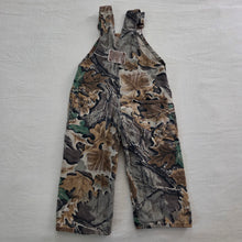Load image into Gallery viewer, Vintage Leaf Camo Overalls 3t
