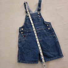 Load image into Gallery viewer, Vintage Tommy Hilfiger Denim Shortalls 4t
