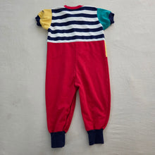 Load image into Gallery viewer, Vintage Gymboree Color Block Striped Pantsuit 2/3t
