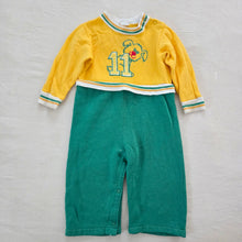 Load image into Gallery viewer, Vintage 70s Dog Color Block Bodysuit 12-18 months
